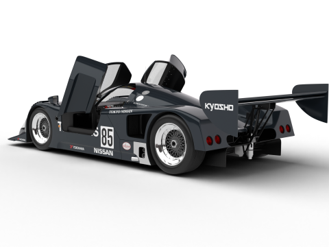 Nissan R90CK Italya Team Racing 1990 HQ 3D Model