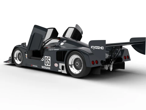 Nissan R90CK Italya Team Racing 1990 HQ 3D Model