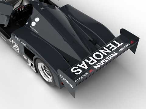 Nissan R90CK Italya Team Racing 1990 HQ 3D Model
