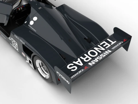Nissan R90CK Italya Team Racing 1990 HQ 3D Model