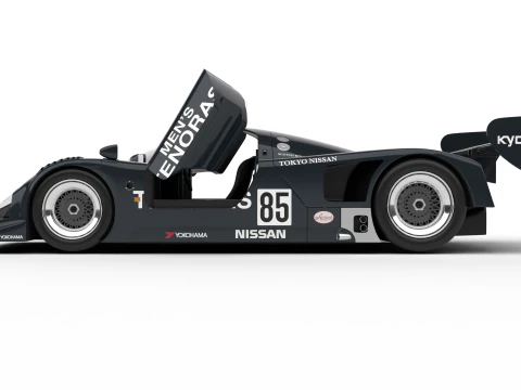 Nissan R90CK Italya Team Racing 1990 HQ 3D Model
