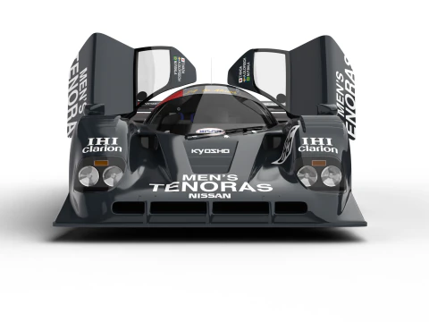 Nissan R90CK Italya Team Racing 1990 HQ 3D Model