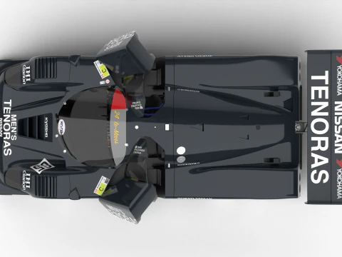 Nissan R90CK Italya Team Racing 1990 HQ 3D Model