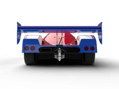 Nissan R90CK Corrida de Le Mans 1990 Modelo 3D