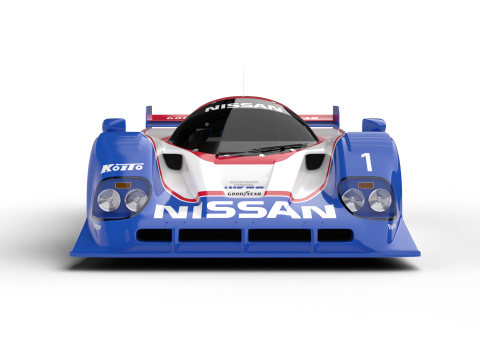 Nissan R90CK Le Mans Racing 1990 3D 모델