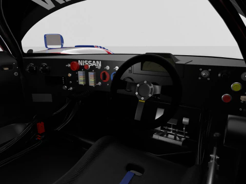 Nissan R90CK Corrida de Le Mans 1990 Modelo 3D