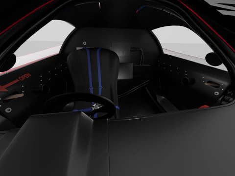 Nissan R90CK Corrida de Le Mans 1990 Modelo 3D