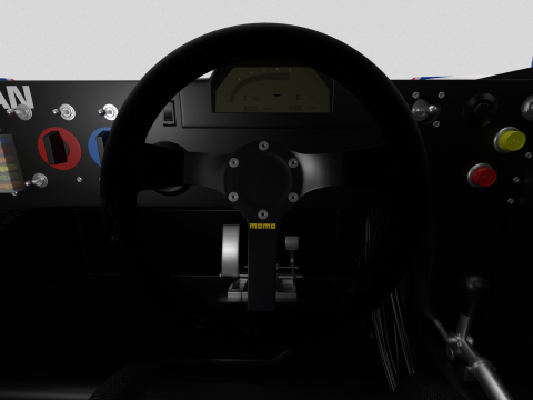 Nissan R90CK Le Mans Racing 1990 3D 모델