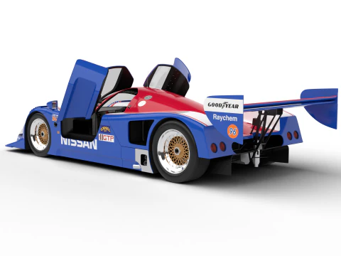 Nissan R90CK Le Mans Racing 1990 HQ Modelo 3D