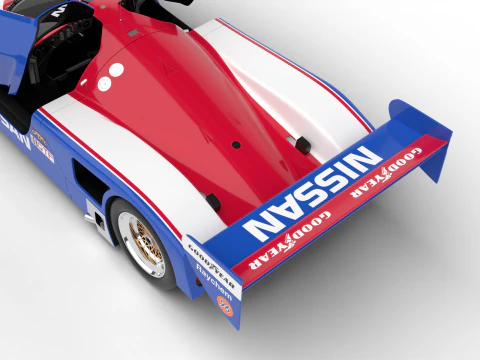 Nissan R90CK Le Mans Racing 1990 HQ Modelo 3D