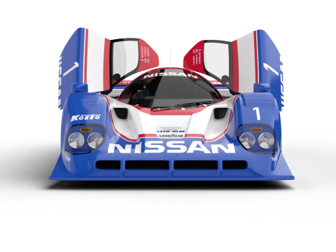 Nissan R90CK Le Mans Racing 1990 HQ 3D Модель