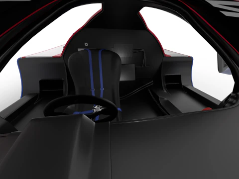Nissan R90CK Le Mans Racing 1990 HQ Modelo 3D