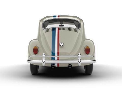 Volkswagen Beetle Herbie 1963 3D 모델
