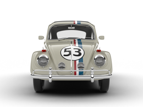 Volkswagen Beetle Herbie 1963 3D 모델