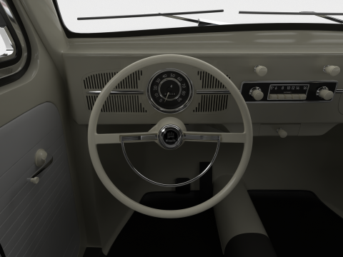Volkswagen Beetle Herbie 1963 3D 모델