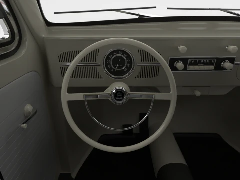 Volkswagen Maggiolino Herbie 1963 Modello 3D