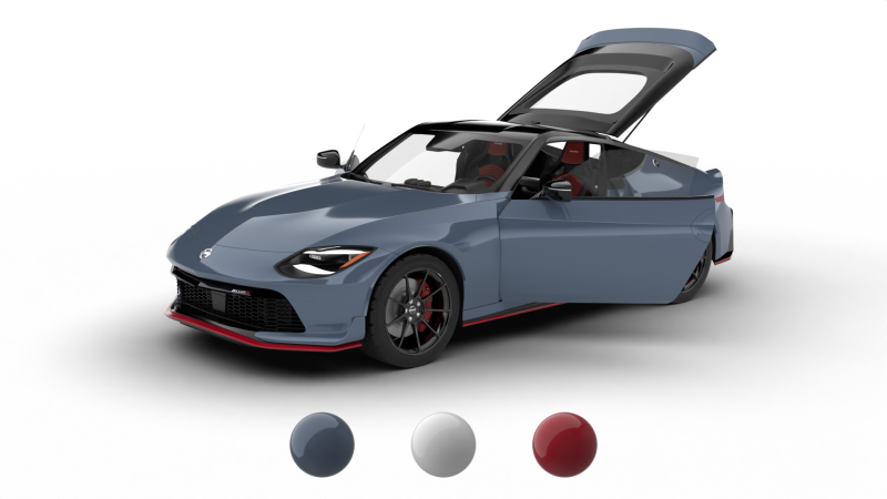 Nissan Z Nismo 2024 HQ 3D-Modell .c4d .max .obj .3ds .fbx .stl .blend