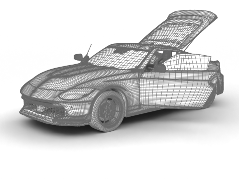 Nissan Z Nismo 2024 HQ 3D-Modell