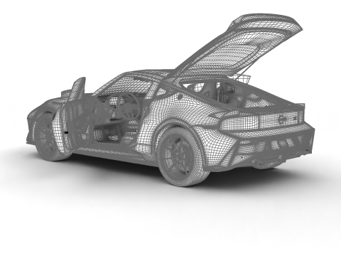 Nissan Z Nismo 2024 HQ 3D-Modell