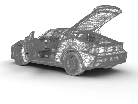 Nissan Z Nismo 2024 HQ Modelo 3D
