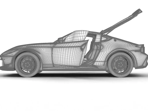 Nissan Z Nismo 2024 HQ Modelo 3D