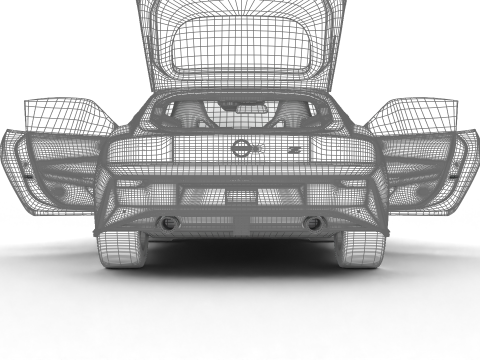 Nissan Z Nismo 2024 HQ 3D-Modell