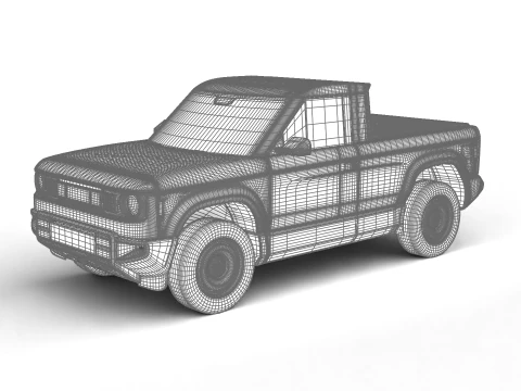 Slate Truck EV 2027 3D Model