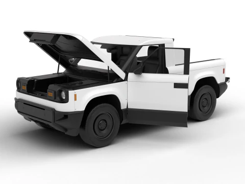 Slate Truck EV 2027 HQ 3D Model