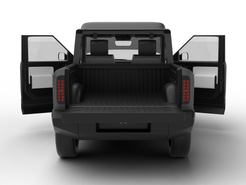 Slate Truck EV 2027 HQ 3D Модель