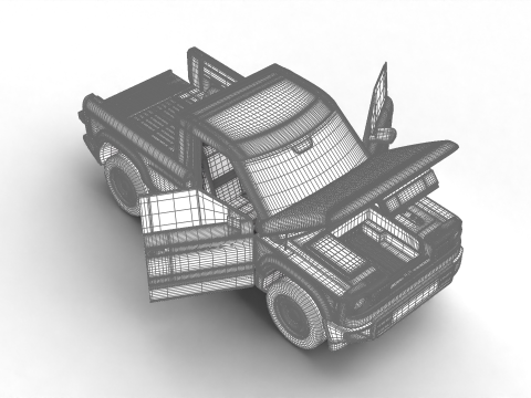 Slate Truck EV 2027 HQ 3D Модель