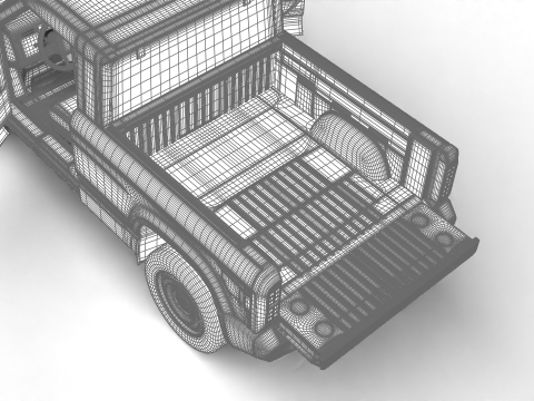 Slate Truck EV 2027 HQ 3D Модель