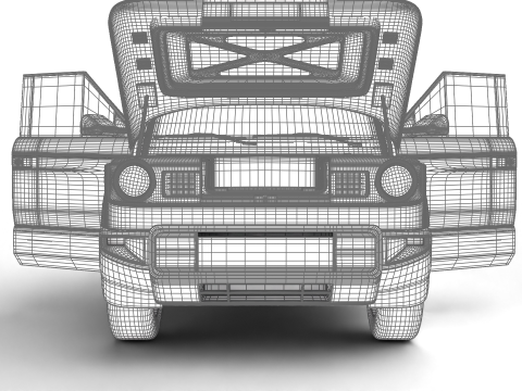Slate Truck EV 2027 HQ 3D Модель