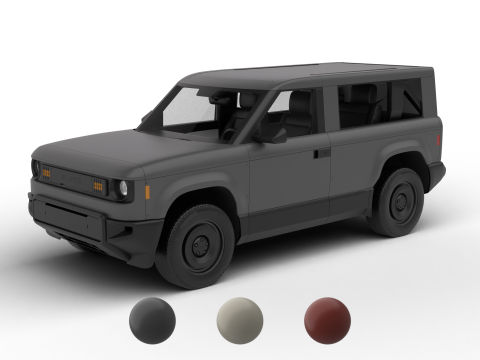 Slate Truck SUV 2027 3D Модель