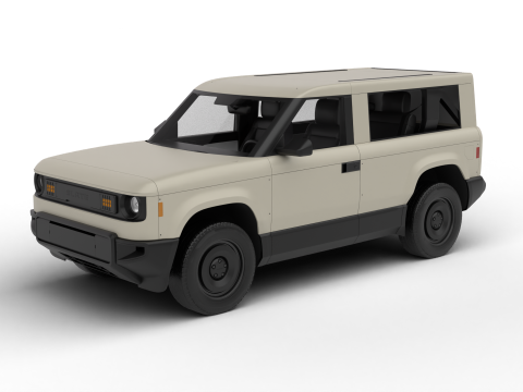 Slate Truck SUV 2027 3D 모델