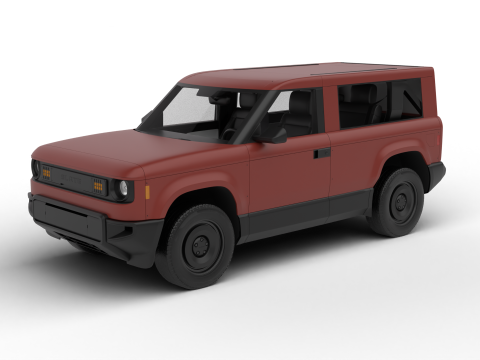 Slate Truck SUV 2027 3D 모델
