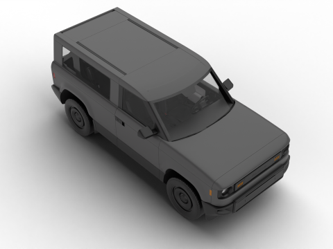 Slate Truck SUV 2027 3D 모델