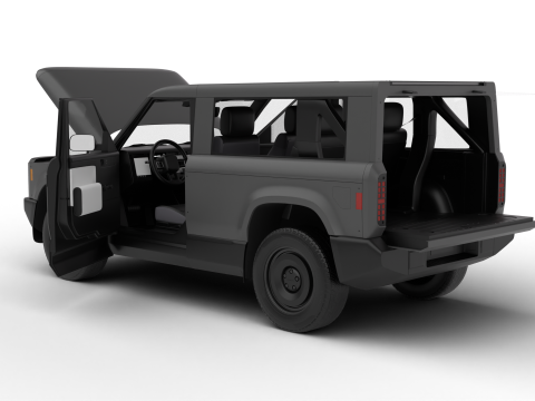 Slate Truck SUV 2027 HQ Modelo 3D
