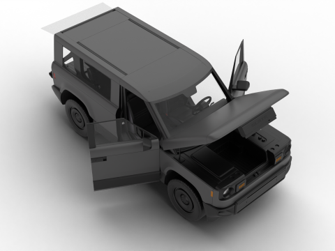 Slate Truck SUV 2027 HQ Modelo 3D