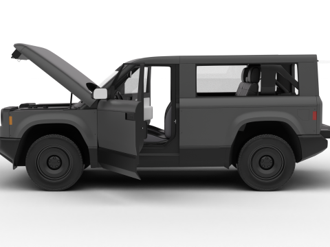 Slate Truck SUV 2027 HQ Modelo 3D
