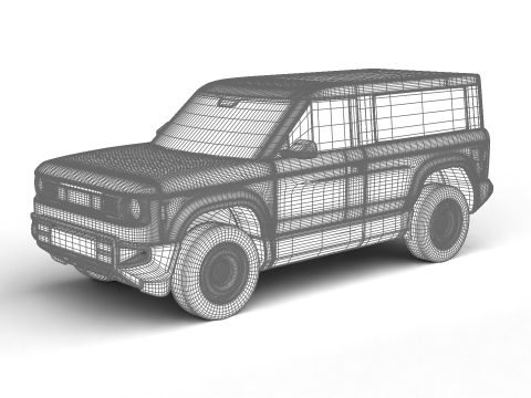 Slate Truck SUV 2027 HQ Modelo 3D