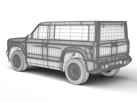 Slate Truck SUV 2027 HQ Modelo 3D