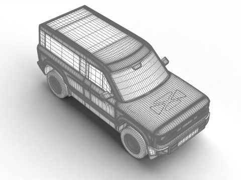 Slate Truck SUV 2027 HQ Modelo 3D