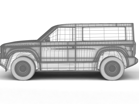 Slate Truck SUV 2027 HQ Modelo 3D