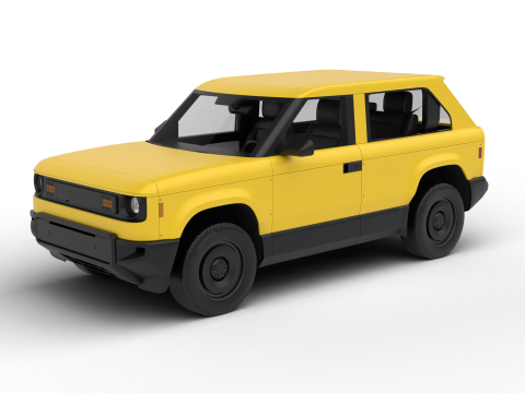 Slate Truck Fastback SUV 2027 3Dモデル