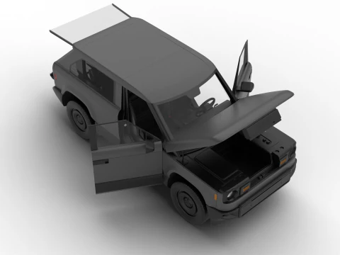 Slate Truck Fastback SUV 2027 HQ 3D Model