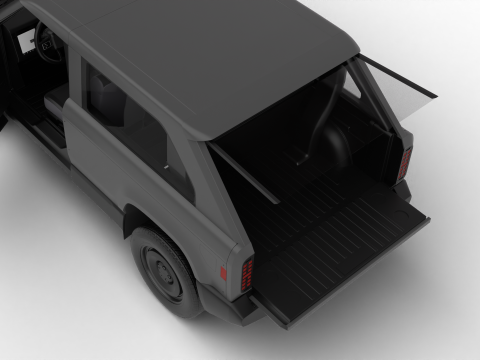 Slate Truck Fastback SUV 2027 HQ Modelo 3D