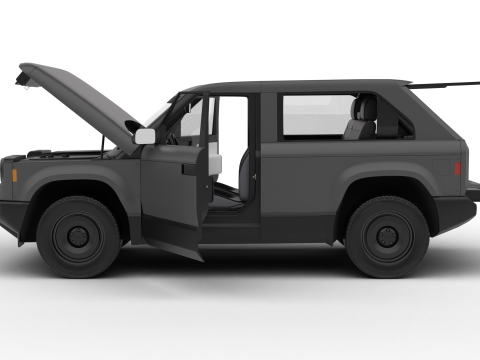 Slate Truck Fastback SUV 2027 HQ Modelo 3D