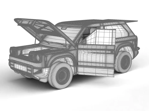 Slate Truck Fastback SUV 2027 HQ 3D Model