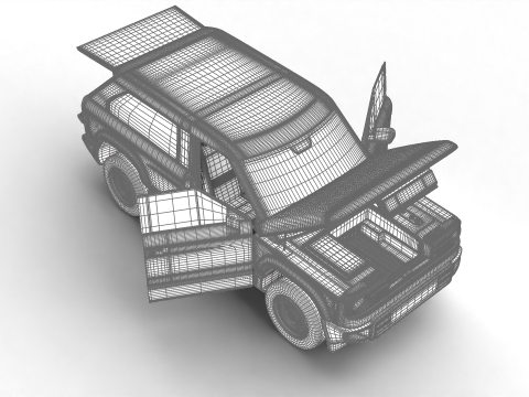 Slate Truck Fastback SUV 2027 HQ Modelo 3D