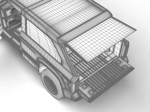 Slate Truck Fastback SUV 2027 HQ 3D Model